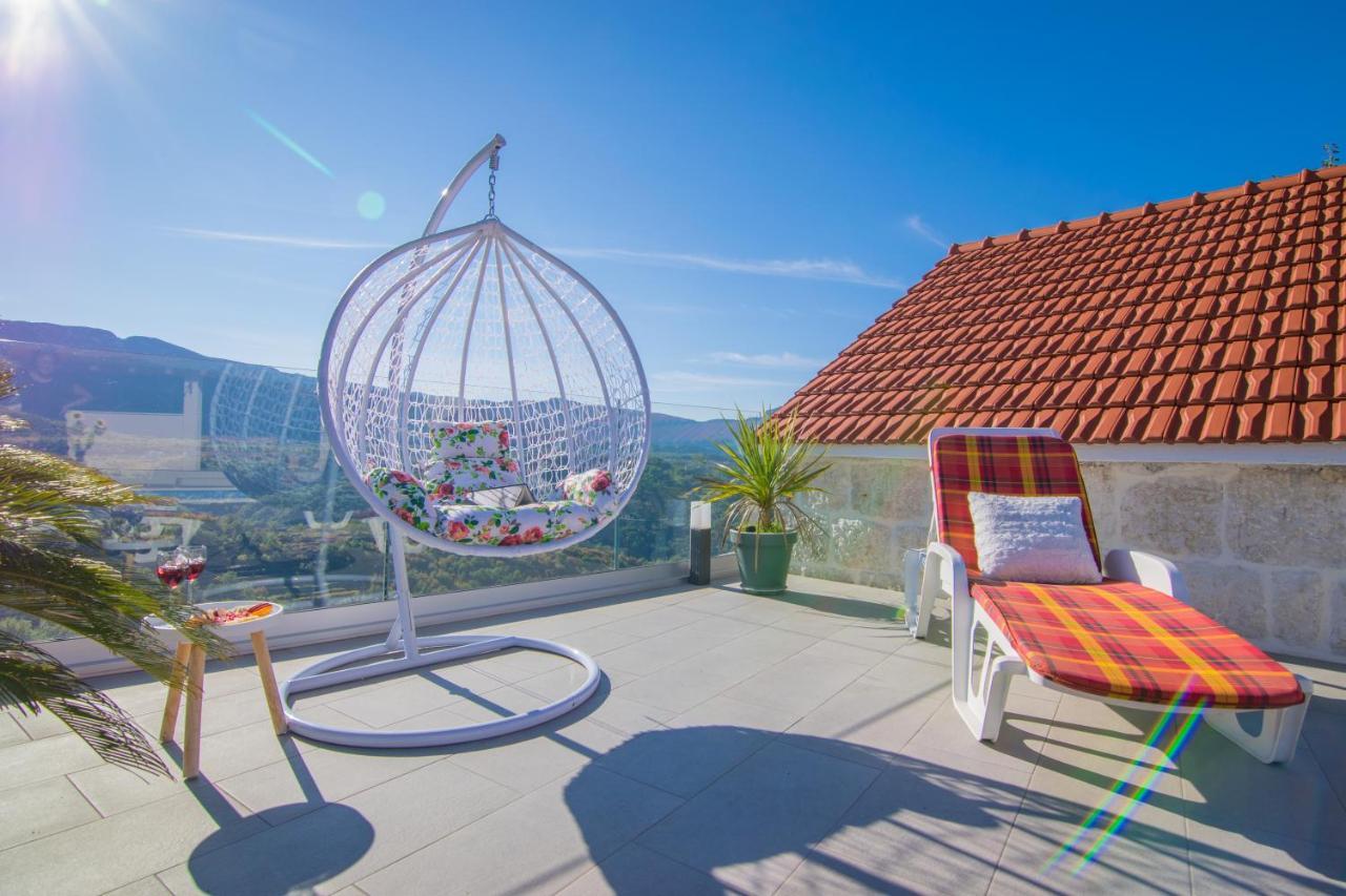 Villa Milena With Heated Pool And Jacuzzi Kostanje Exterior foto